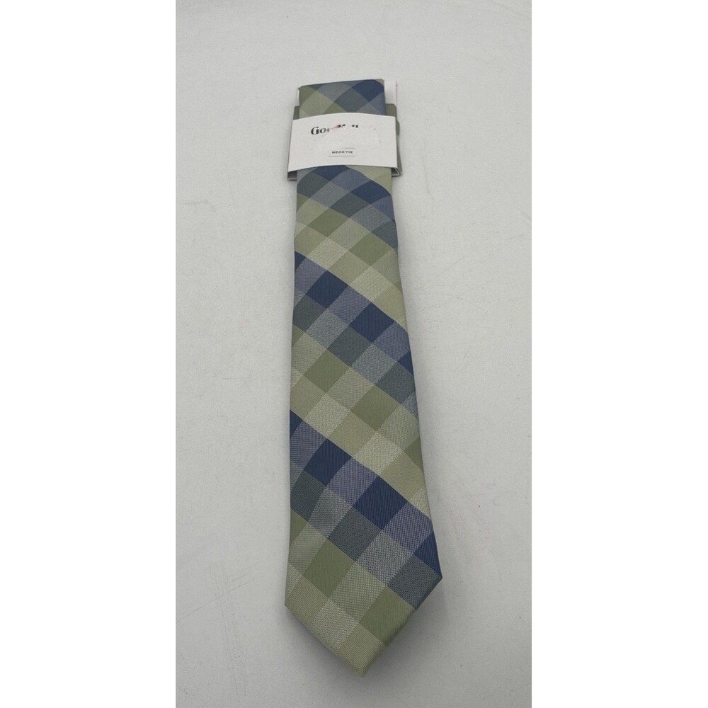 Goodfellow & Co Men’s Plaid Tie Blue Green Classic Neck Tie NWT